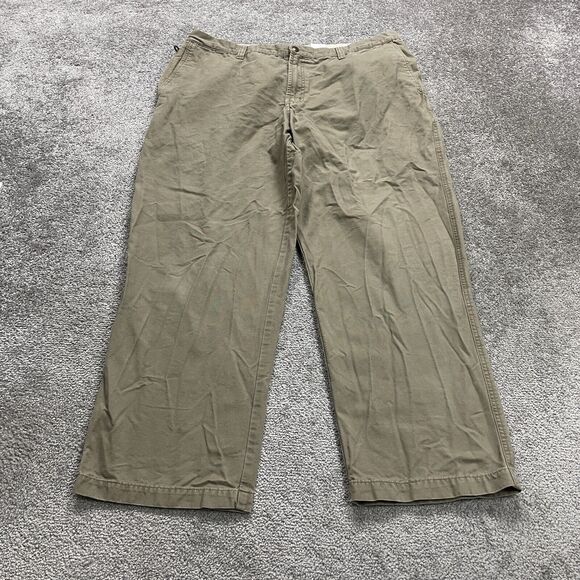 Columbia Flex ROC Chino Pants Mens 40x30 Brown Straight Cotton Casual Outdoor - Picture 1 of 14